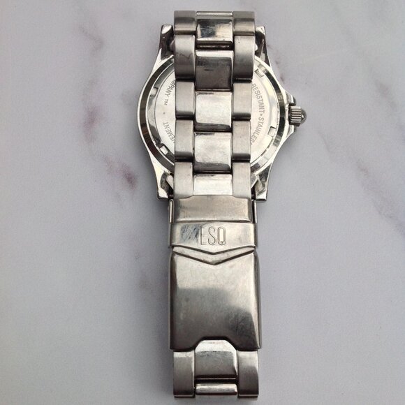 ESQ Movado Swiss Date Window Watch  E5063 Classic Styling - Picture 9 of 14